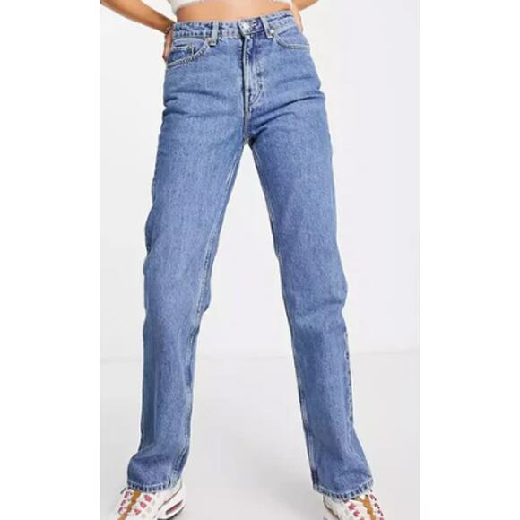 Weekday Voyage High Straight Jeans sz 27/30 - Picture 1 of 4